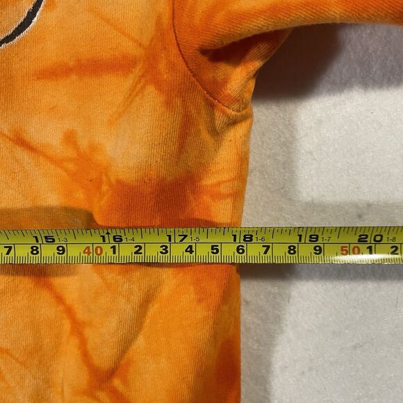 Harley Davidson Mens T Shirt Adult Medium M Orange Tie Dye Jamaica Short Sleeve - Picture 4 of 6